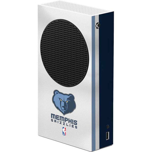 NBA Memphis Grizzlies Home Jersey Xbox Series S Console Skin